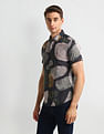 U.S. Polo Assn. Denim Co. Abstract Print Slim Fit Shirt