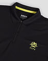 U.S. Polo Assn. Polyester Zipper Sport Polo Shirt