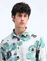 Flying Machine Printed Twill Regular Fit Shirt