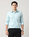Arrow Textured Cotton Autopress Shirt