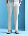 Arrow Newyork Solid Regular Fit Knitted Trousers