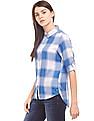 U.S. Polo Assn. Women Regular Fit Plaid Shirt
