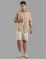 Tommy Hilfiger Printed Regular Fit Plain Woven Shirt
