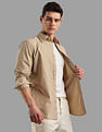 Tommy Hilfiger Printed Regular Fit Plain Woven Shirt
