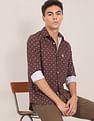 U.S. Polo Assn. Spread Collar Printed Casual Shirt