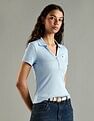 Tommy Hilfiger Solid Slim Fit Cotton Polo T-Shirt