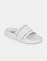 U.S. Polo Assn. Men Brand Print Non-Skid Lightweight Wode Slides