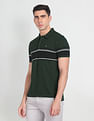 Arrow Sports Colour Block Cotton Polo Shirt