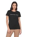 Calvin Klein Jeans Women Assorted Pure Cotton Slim Fit T-Shirt - Pack Of 2