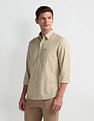 Arrow Sport Heathered Manhattan Slim Shirt