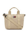 Tommy Hilfiger Solid Polyester Tote Bag