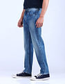 Flying Machine Slash Slim Tapered Stone Wash Jeans