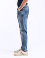 Flying Machine Slash Slim Tapered Stone Wash Jeans