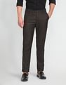 Arrow Jackson Super Slim Fit Dobby Formal Trousers