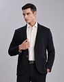 Tommy Hilfiger Solid Regular-Fit Polyester Blazer
