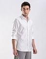 Calvin Klein Jeans Logo Slim Fit Jaquard Woven Shirt
