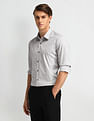 Arrow Newyork Manhattan Slim Fit Vertical Striped Shirt