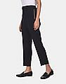 Calvin Klein Women Black Uniform Twill Cigarette Pants