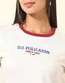 U.S. Polo Assn. Women Brand Printed T-Shirt