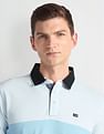 Arrow Sports Colour Block Contrast Collar Polo Shirt