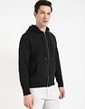 Tommy Hilfiger Solid Regular-Fit Cotton Hodded Sweatshirt