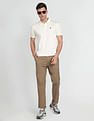 Arrow Sports Patterned Mercerised Cotton Polo Shirt