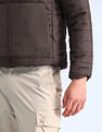 Flying Machine Regular Fit Solid Padded Jacket
