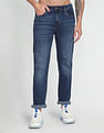 Flying Machine Slim Straight Fit Stone Wash Jeans