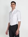 Arrow Self Design Regular Fit Shirt