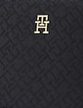 Tommy Hilfiger Textured Black PU Sling Bag