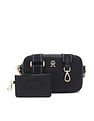 Tommy Hilfiger Textured Black PU Sling Bag