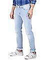 Aeropostale Men Light Blue Ripped Skinny fit Jeans