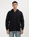 Tommy Hilfiger Flag Logo Zip Through Hooded Sweatshirt
