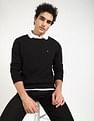 Calvin Klein Jeans Textured Regular-Fit Cotton Sweater