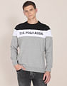 U.S. Polo Assn. Crew Neck Colour Block Sweatshirt