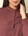U.S. Polo Assn. Women Ruffled Frill Top