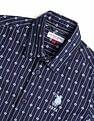 U.S. Polo Assn. Kids Boys Vertical Striped Oxford Shirt