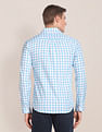 U.S. Polo Assn. Spread Collar Checked Casual Shirt