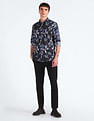 Flying Machine Floral Print Cotton Shirt