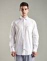 Tommy Hilfiger Solid Regular-Fit Cotton Woven Shirt