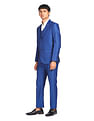 AD by Arvind Notch Lapel Collar Three Piece Suit