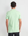 Arrow Sports Patterned Collar Solid Polo Shirt