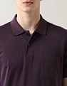 Arrow Textured Regular Fit Polo Shirt