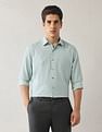 Arrow Pure Cotton Micro Checked Shirt