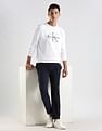 Calvin Klein Jeans Tapered Fit Solid Mid Rise Trouser