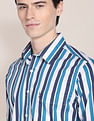U.S. Polo Assn. Spread Collar Stripe Casual Shirt
