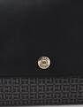 Tommy Hilfiger Logo Black Pvc Hand Bag