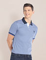 U.S. Polo Assn. Geometric Print Cotton Polo Shirt