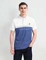 U.S. Polo Assn. Denim Co. Muscle Fit Colour Blocked Polo Shirt