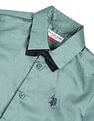 U.S. Polo Assn. Kids Boys Pure Cotton Regular Fit Shirt